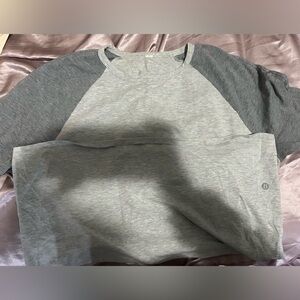 Gray Raglan Sleeve T-Shirt